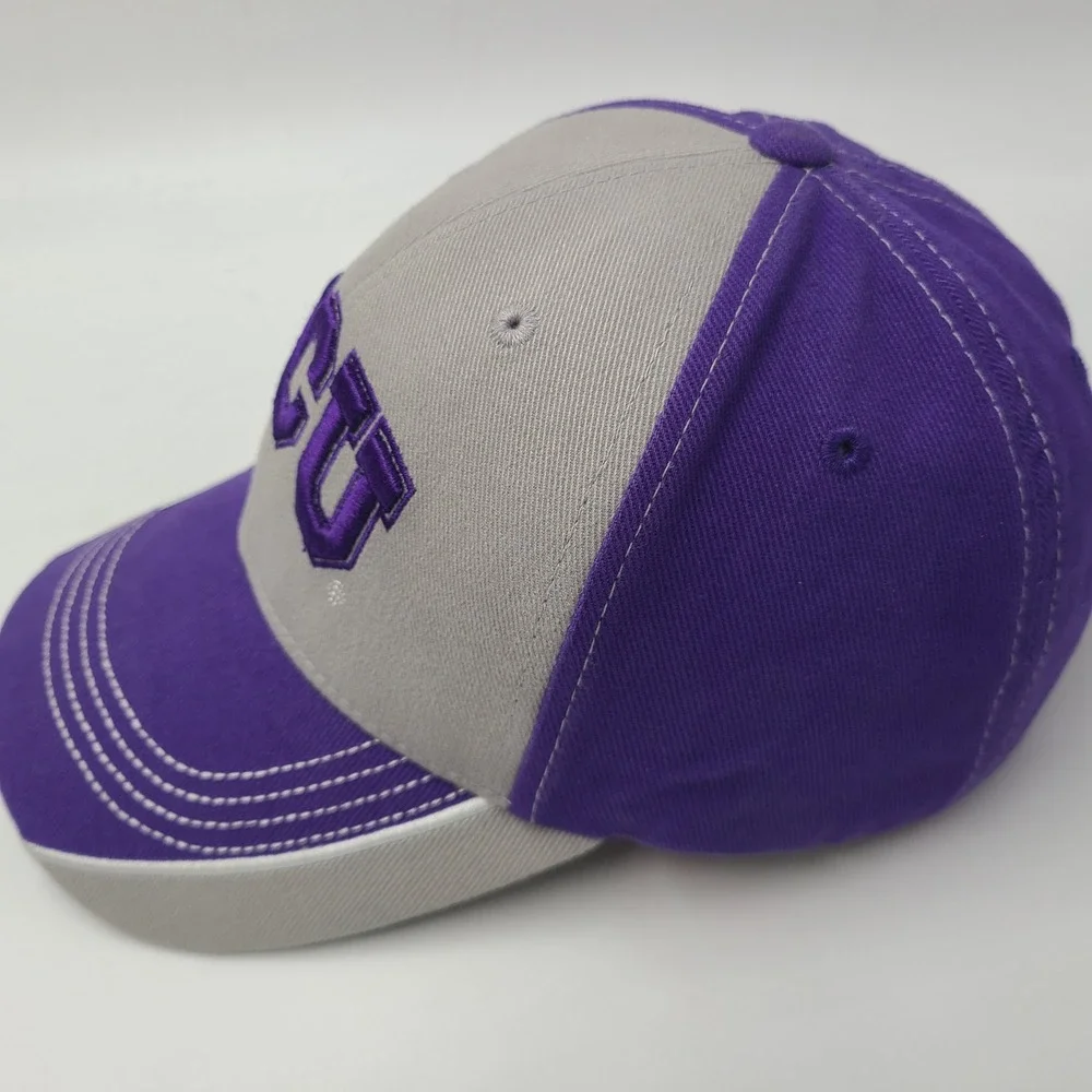 TCU Horned Frogs Hat Adjustable Captivating Headwear Gray Purple NCAA University